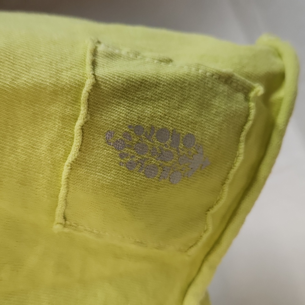 FP Movement by Free People Neon Yellow Crop Tee - Picture 2 of 4